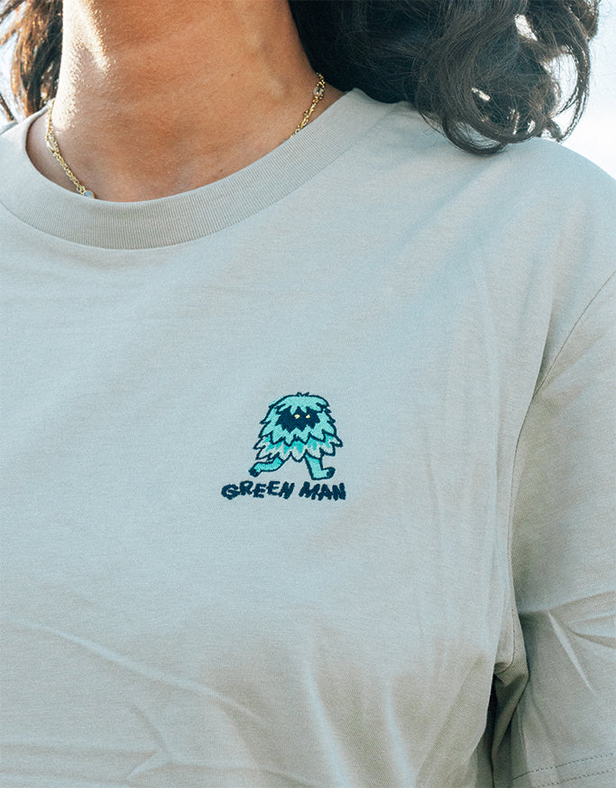 GM26 - Embroidered Stone Colour T-Shirt